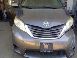 2015 TOYOTA SIENNA, GRAY, LE MODEL, 3.5L, AT,  FWD.   Z26508